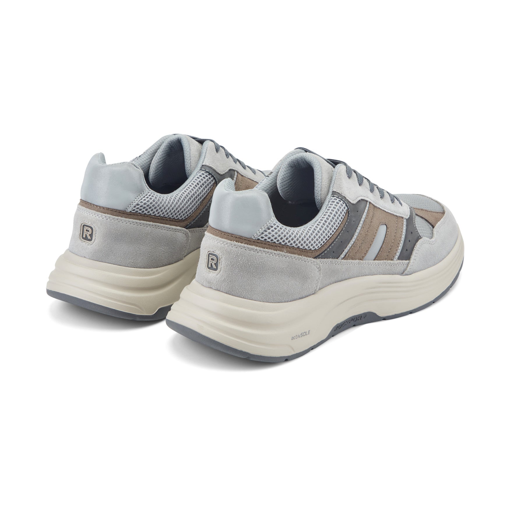Rockport Men / Henry Casual Lace-Up Sneakers - Dark Gray Suede