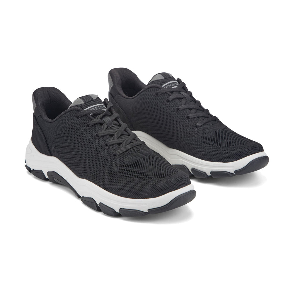 Rockport Men / Rafferty Step Activated Lace-up Casual Sneakers - Black