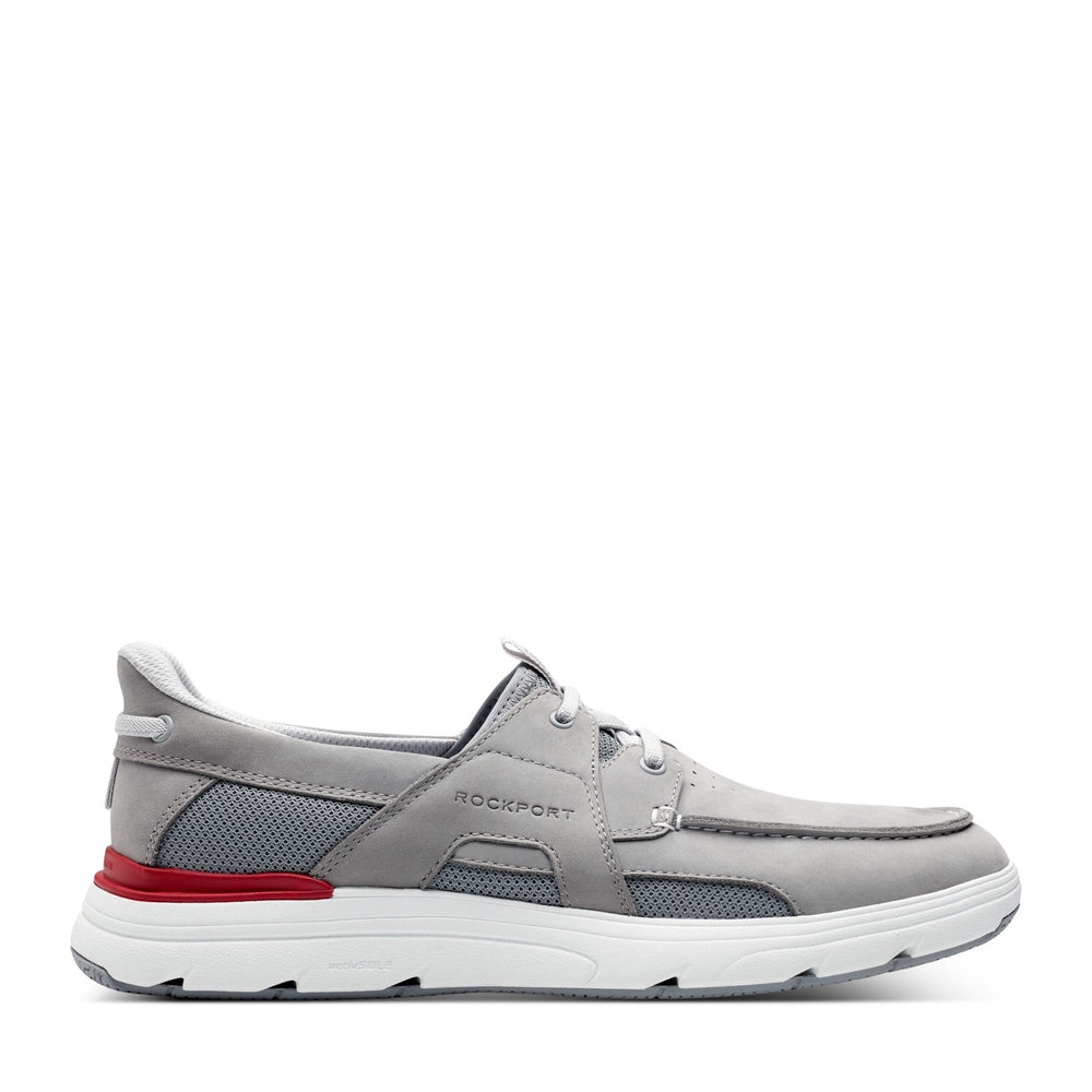 Rockport Men / Seadon Step Activated Sneakers - Light Gray Nubuck