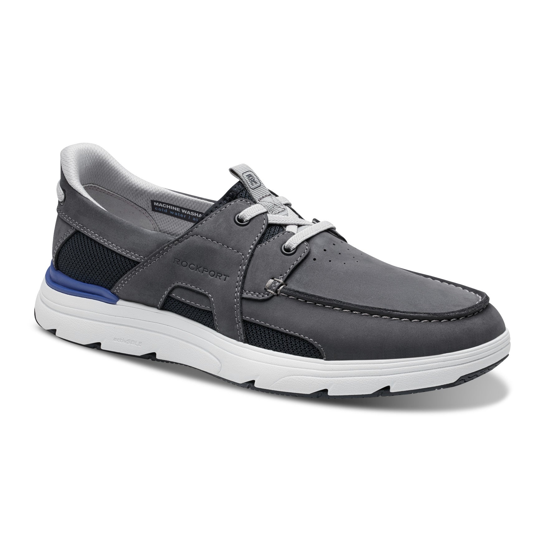 Rockport Men / Seadon Step Activated Sneakers - Dark Blue Nubuck