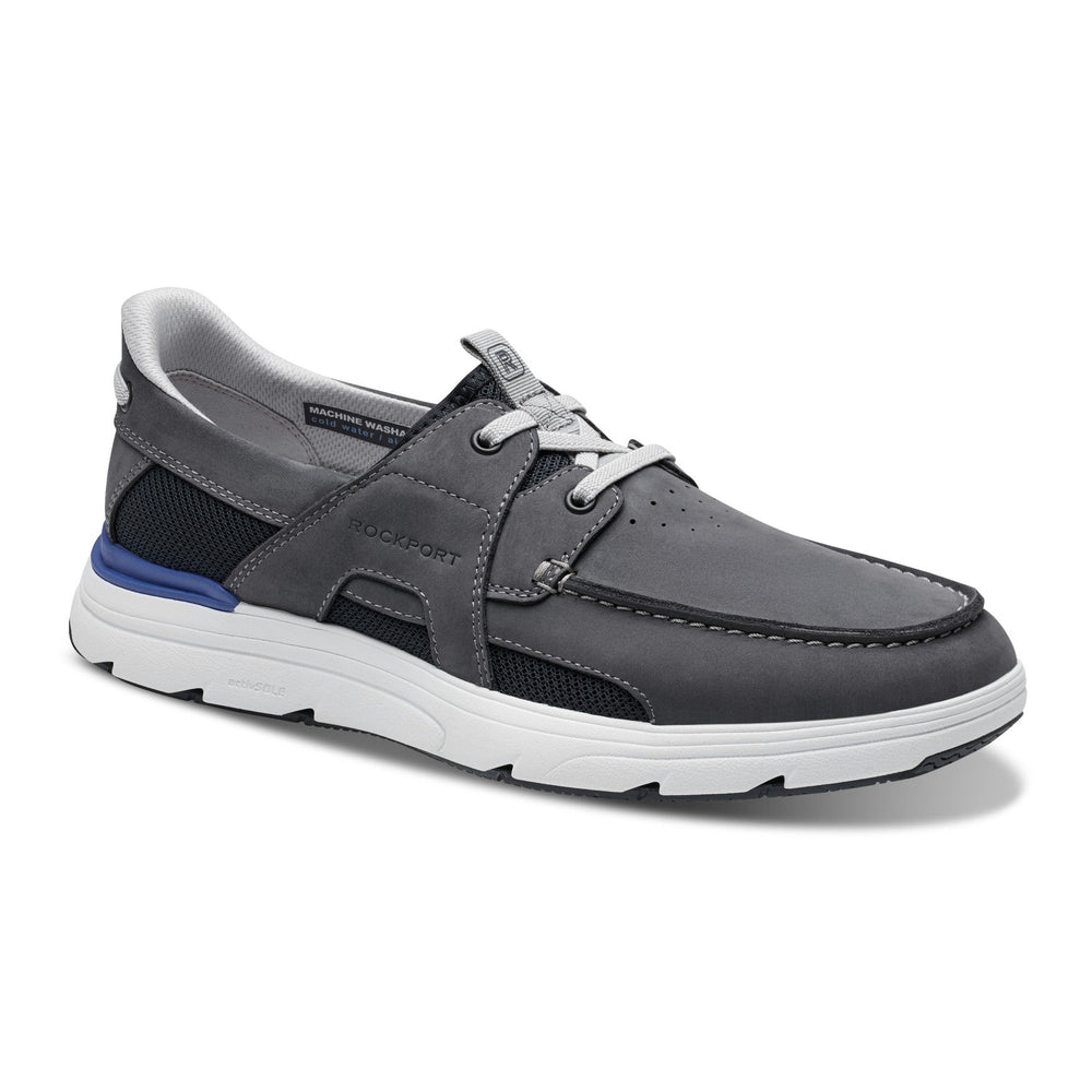 Rockport Men / Seadon Step Activated Sneakers - Dark Blue Nubuck
