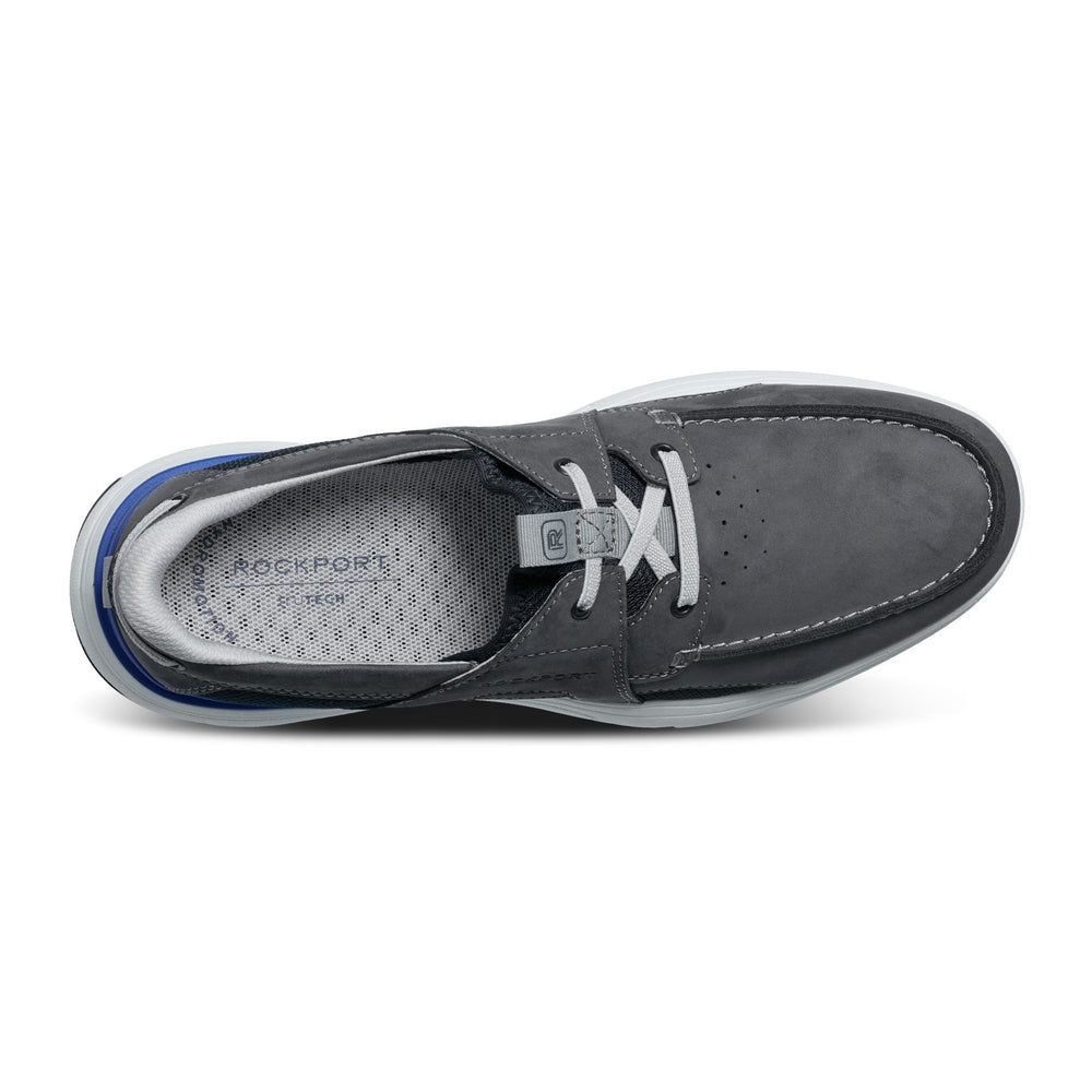 Rockport Men / Seadon Step Activated Sneakers - Dark Blue Nubuck