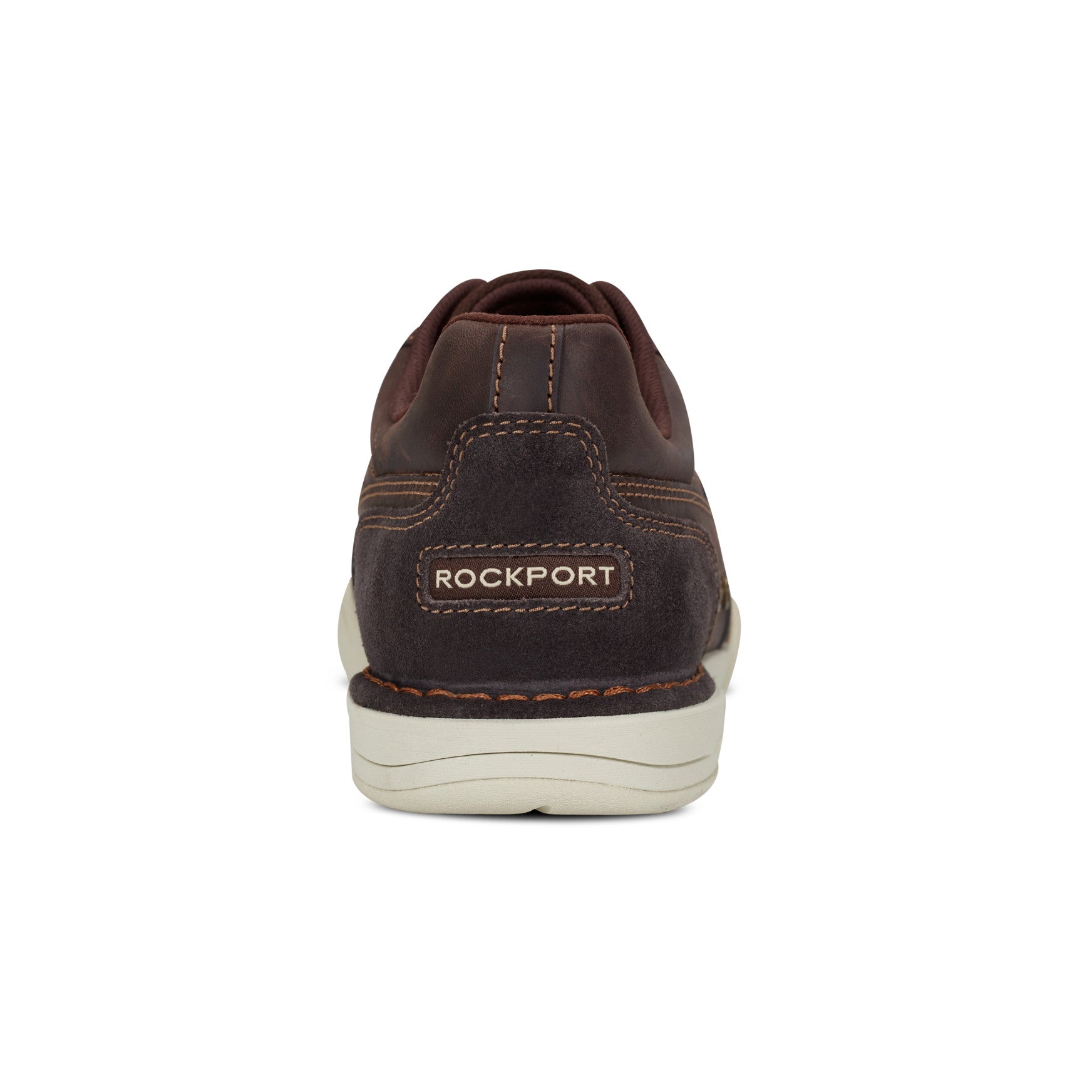 Rockport Men / Wentworth Round Toe Casual Flat Boat Shoe - Dark Brown