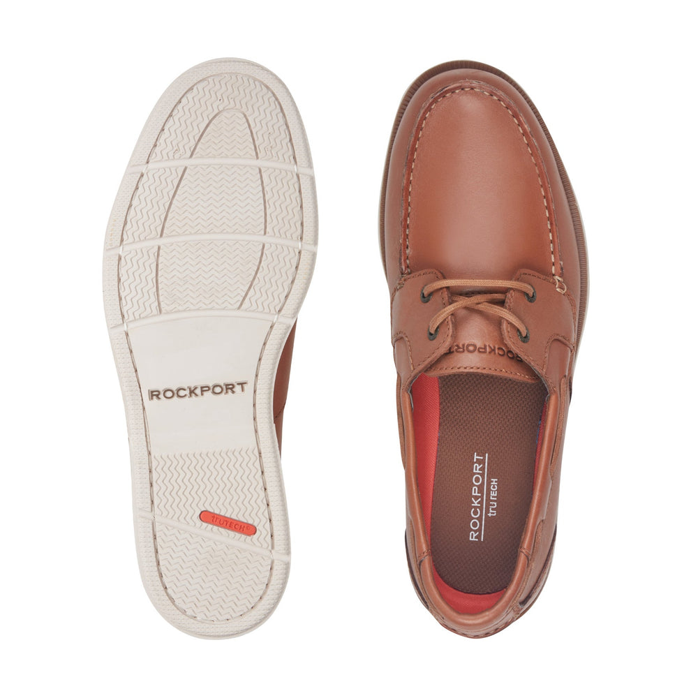Rockport Men / Southport Boat Shoe - Medium Natural Leather