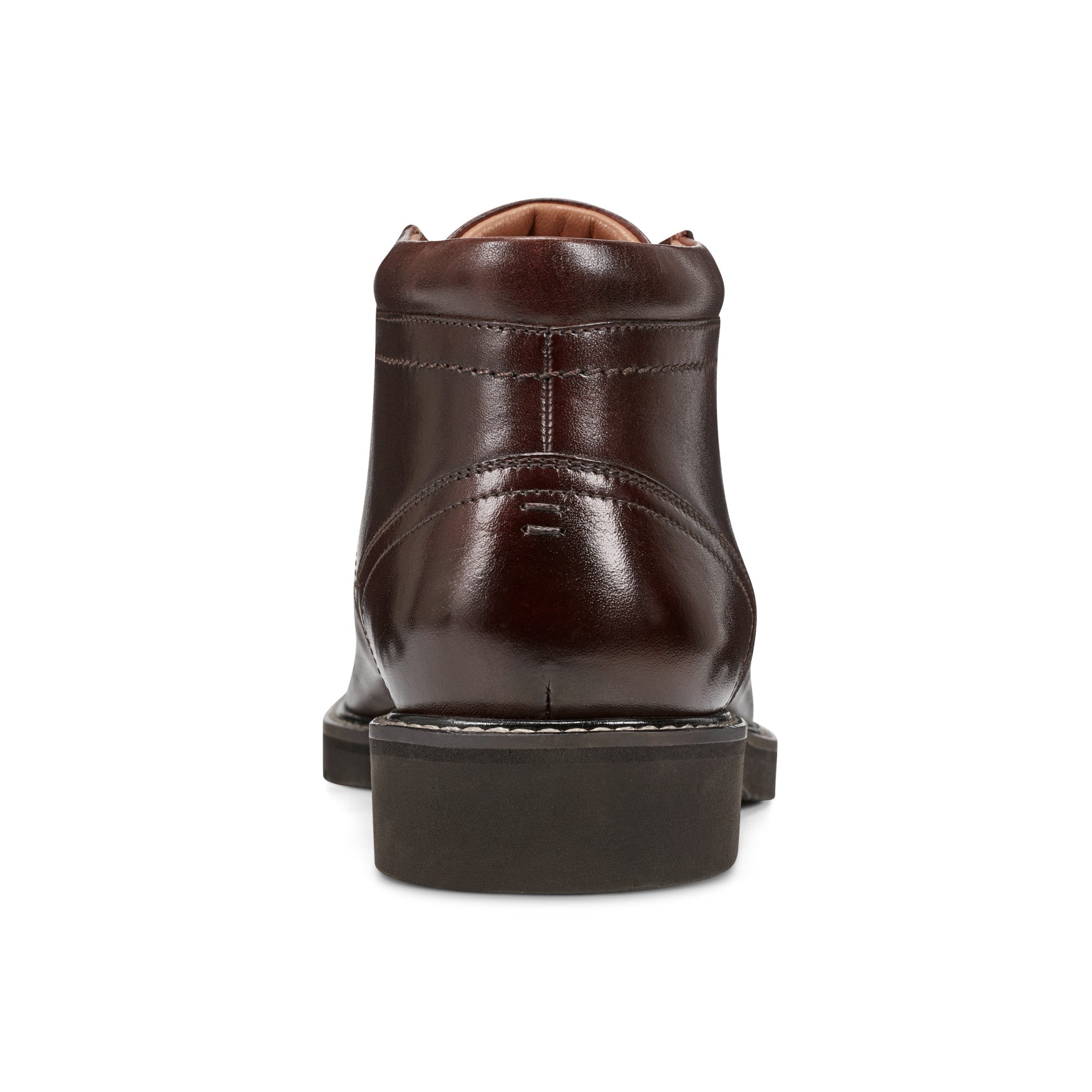Rockport Men / Flynn Lace-up Almond Toe Casual Boots - Dark Brown Leather