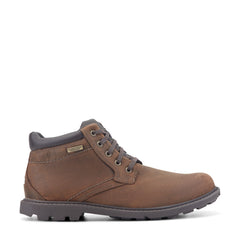 Rockport Men / Storm Surge Plain Toe Boot - Tan Leather