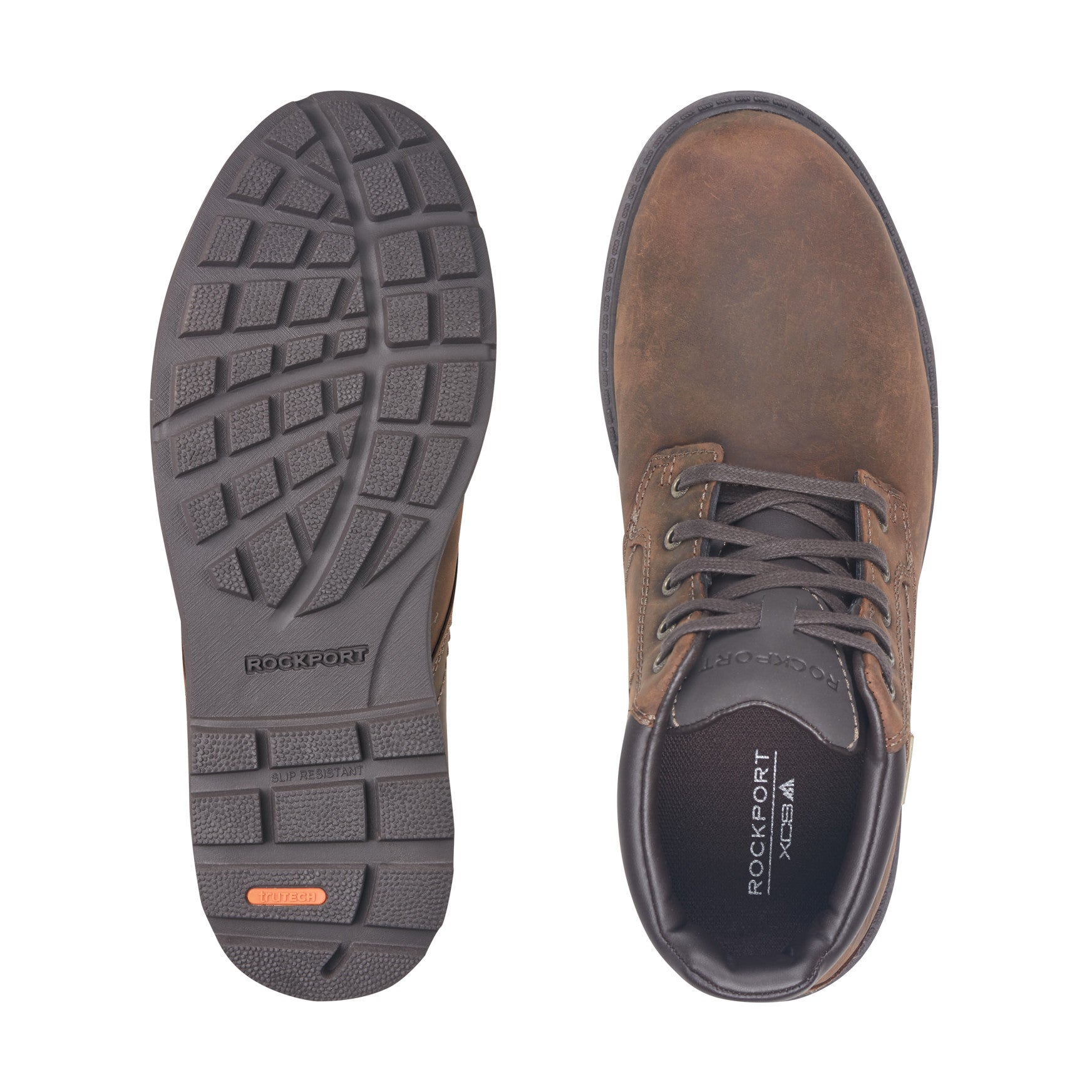 Rockport Men / Storm Surge Plain Toe Boot - Tan Leather