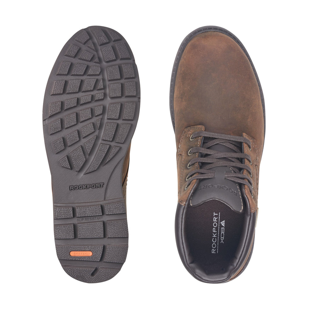 Rockport Men / Storm Surge Plain Toe Boot - Tan Leather