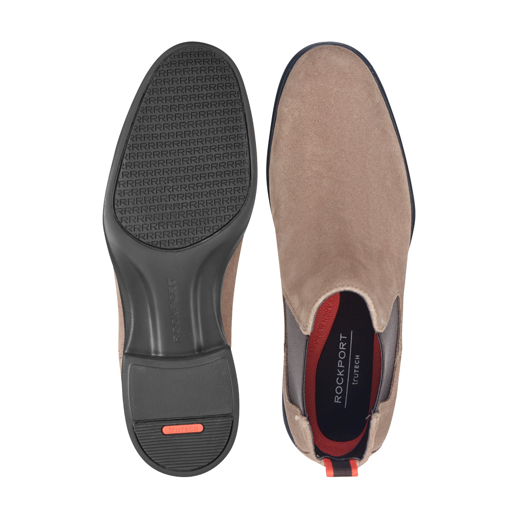 Rockport Men / Keeney Casual Slip-On Boots - Taupe Suede