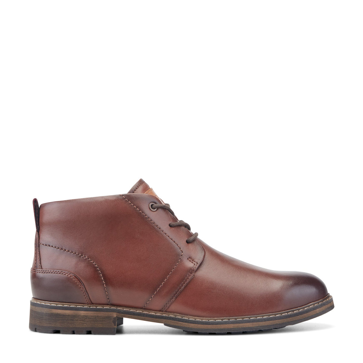 Rockport Men / Tolan Lace-Up Leather Chukka Boots - Dark Brown Leather