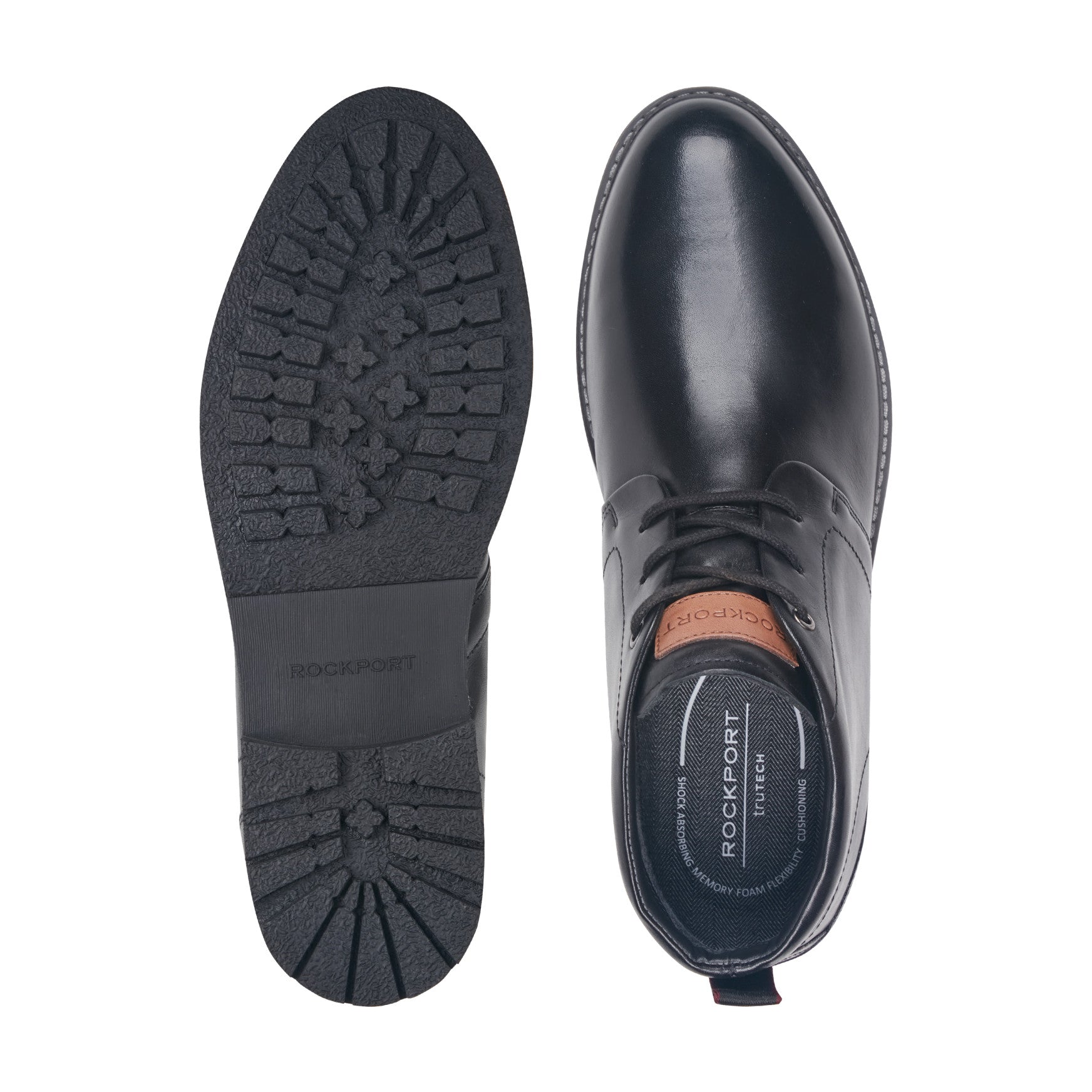 Rockport Men / Tolan Lace-Up Leather Chukka Boots - Black Leather