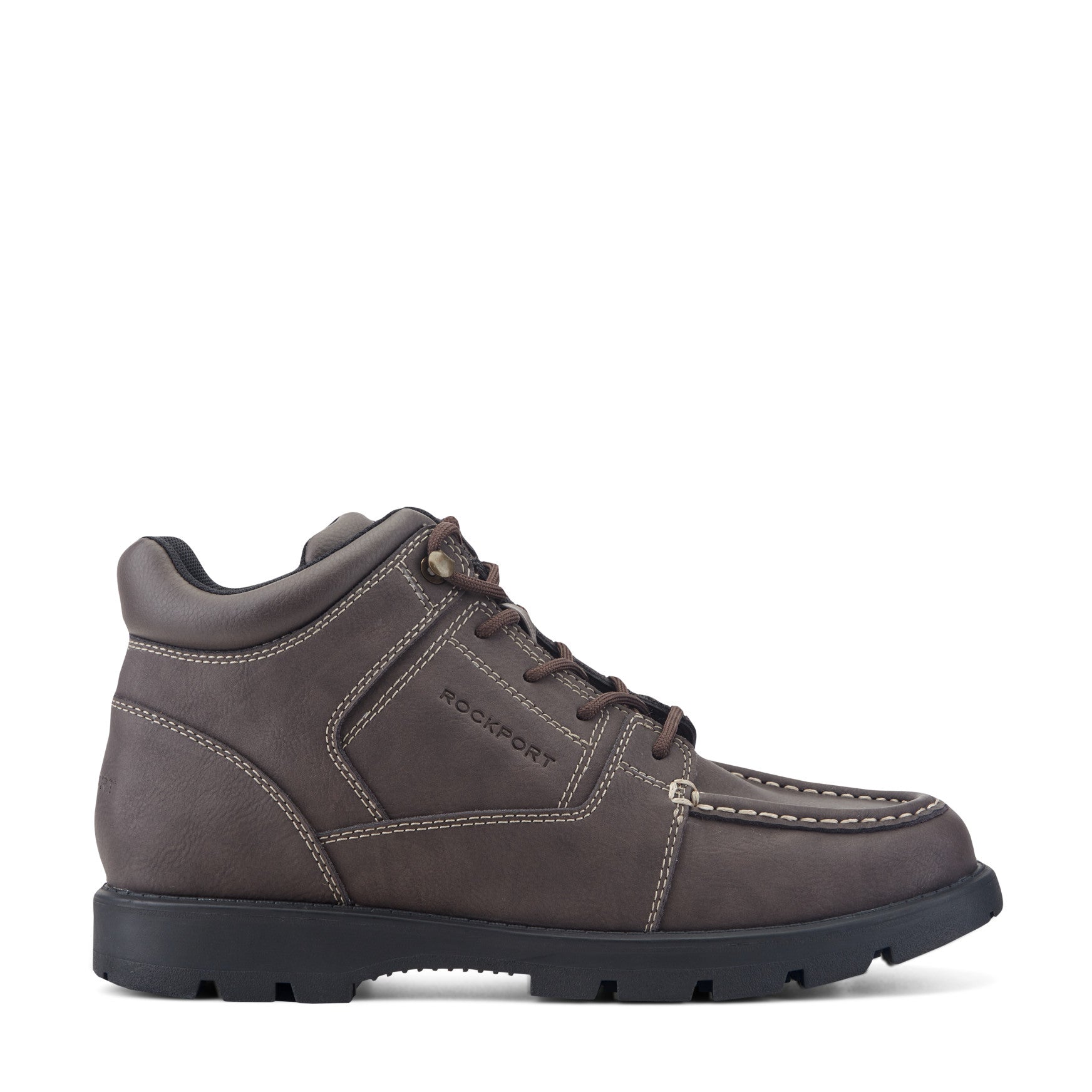 Rockport Men / Umber Waterproof Casual Moc Toe Trail Boots -