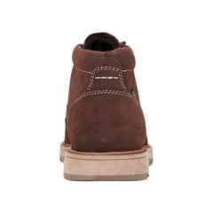 Rockport Men / Seamus Waterproof Casual Lace-up Boots - Dark Brown Suede