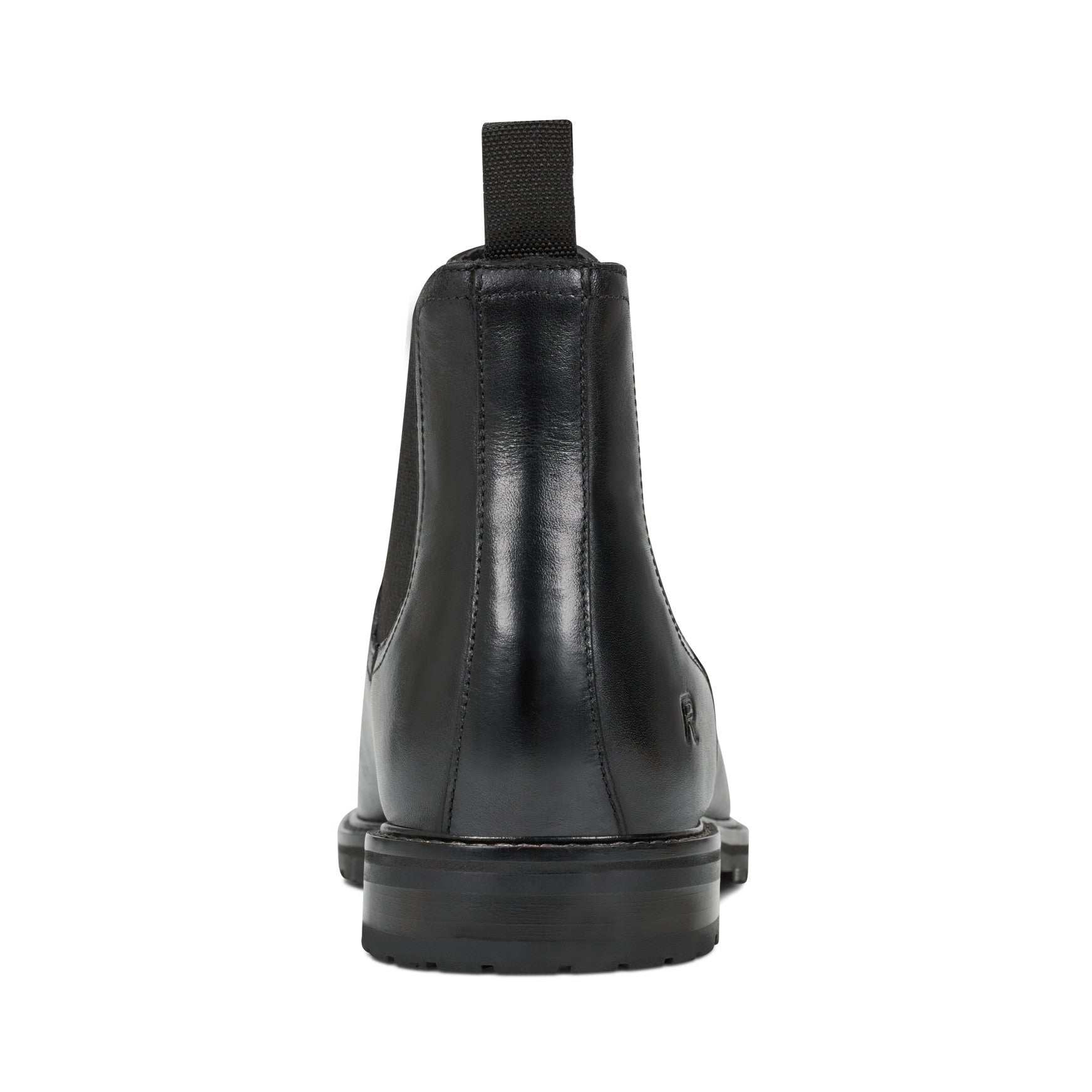 Rockport Men / Cassius Slip-on Almond Toe Boots - Black Leather