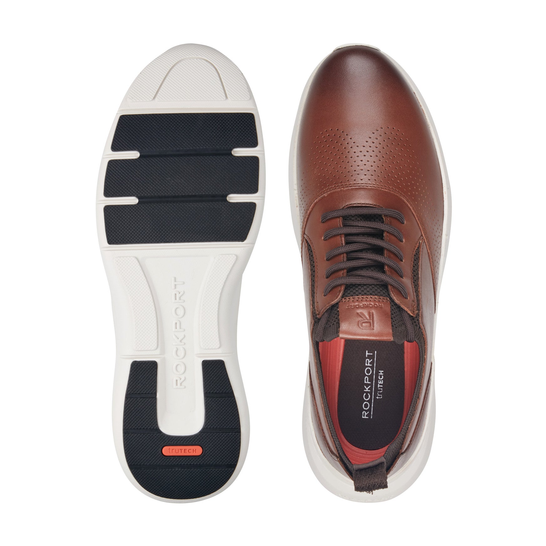 Rockport Men / Jeffson Casual Lace-up Sneakers - Medium Natural Leather