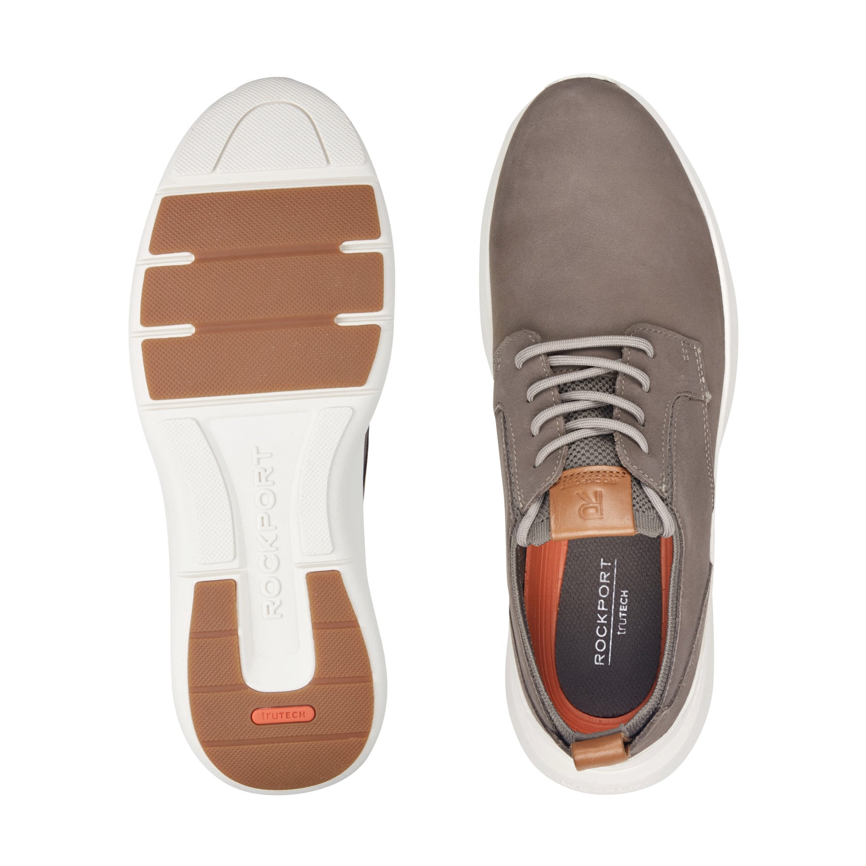 Rockport Men / Jonston Lace-up Casual Sneakers - Medium Gray Leather