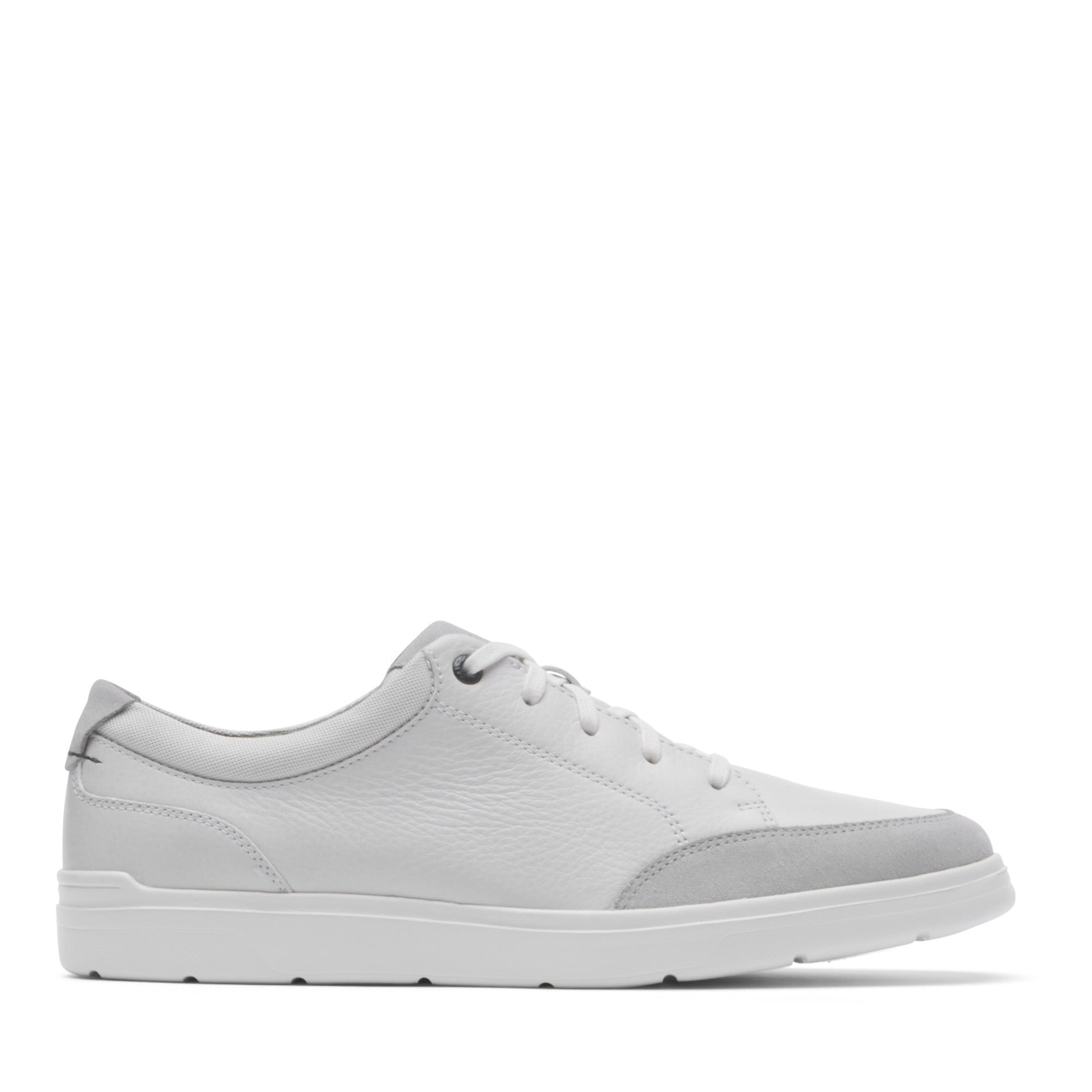 Rockport Men / Total Motion Court Blucher Lace-up Casual Sneakers - White Leather