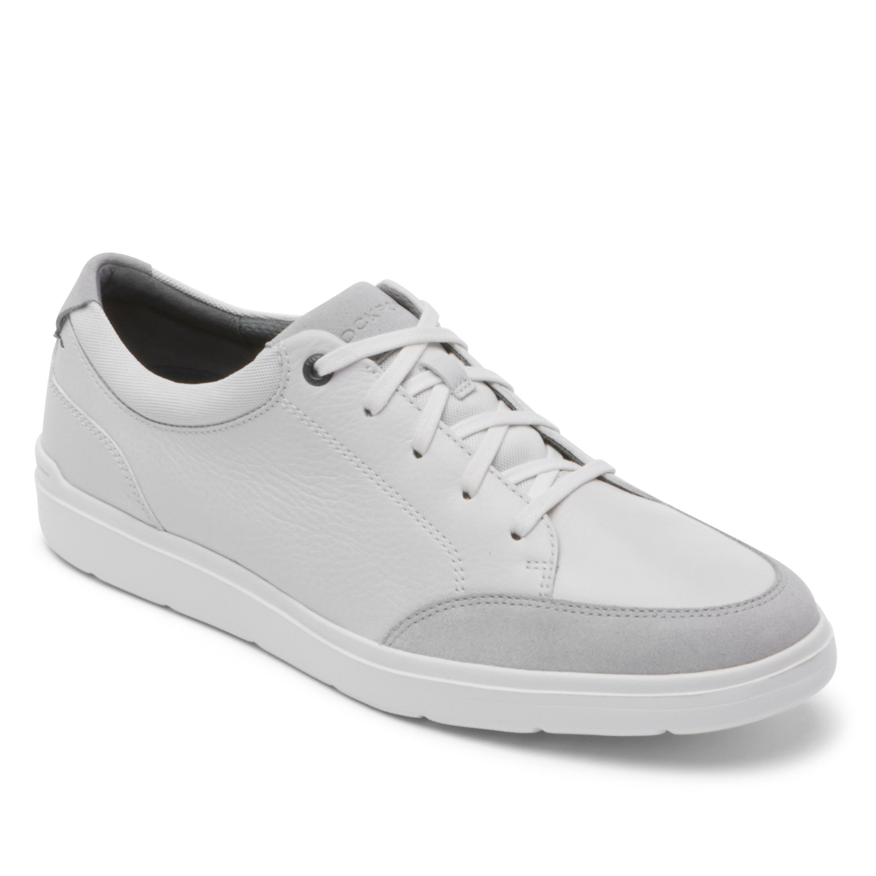 Rockport Men / Total Motion Court Blucher Lace-up Casual Sneakers - White Leather