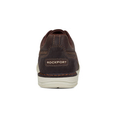 Rockport Men / Wentworth Round Toe Casual Flat Boat Shoe - Dark Brown