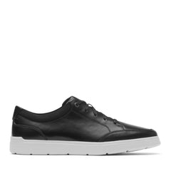 Rockport Men / Total Motion Court Blucher Lace-up Casual Sneakers - Black Leather