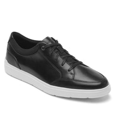Rockport Men / Total Motion Court Blucher Lace-up Casual Sneakers - Black Leather