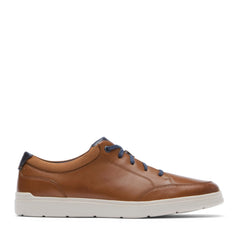 Rockport Men / Total Motion Court Blucher Lace-up Casual Sneakers - Medium Natural Leather