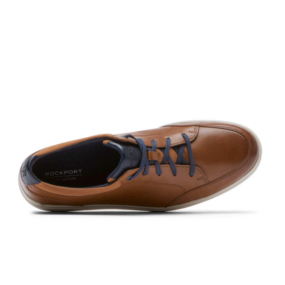 Rockport Men / Total Motion Court Blucher Lace-up Casual Sneakers - Medium Natural Leather