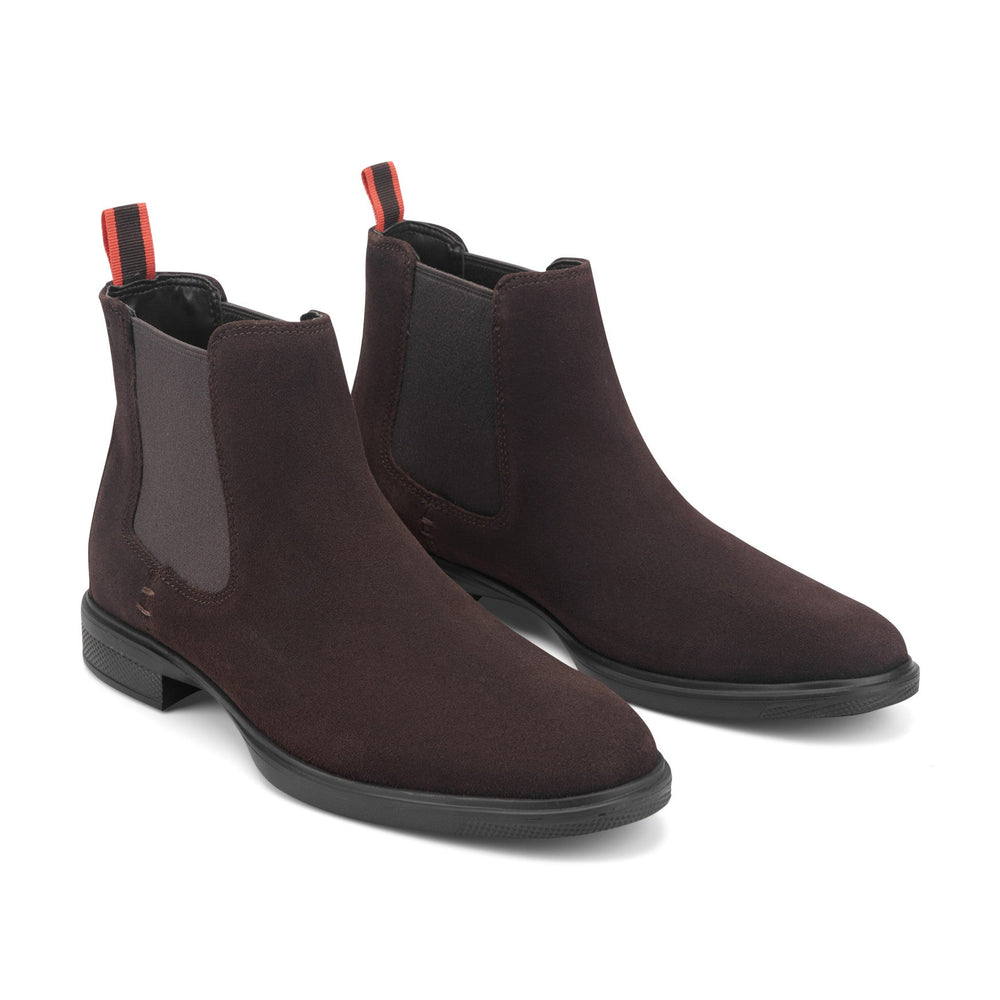 Rockport Men / Keeney Casual Slip-On Boots - Dark Brown Suede