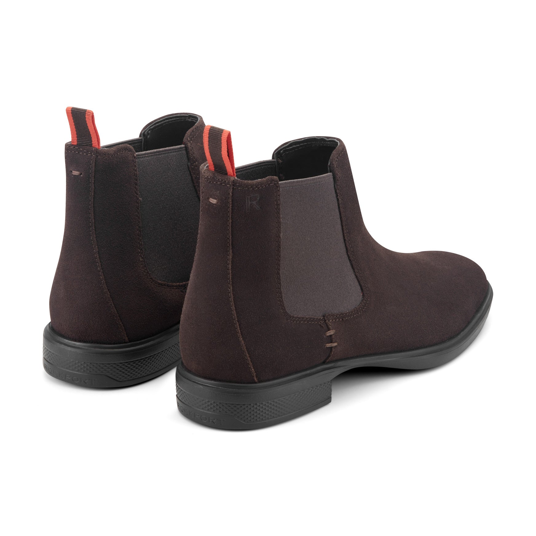 Rockport Men / Keeney Casual Slip-On Boots - Dark Brown Suede