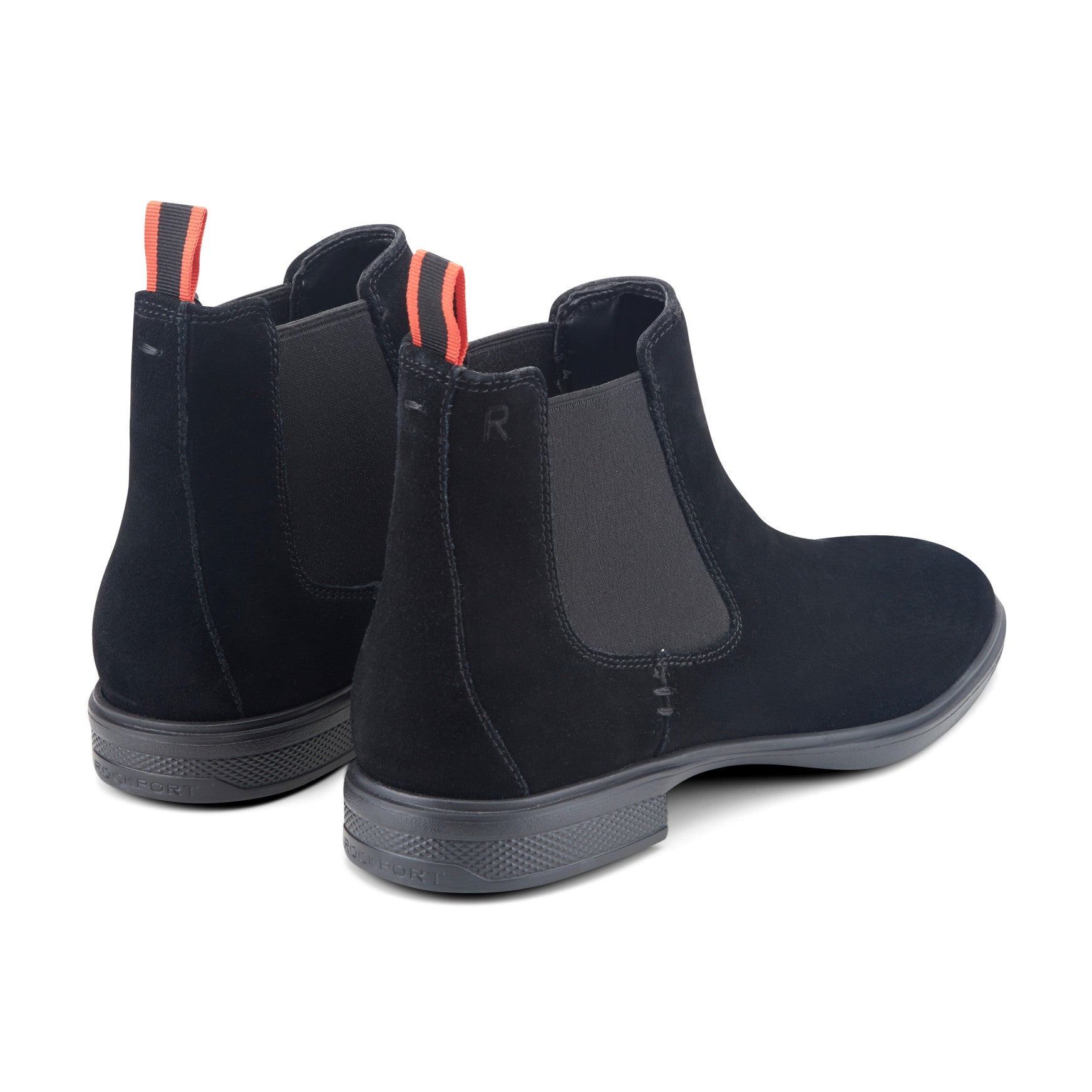 Rockport Men / Keeney Casual Slip-On Boots - Black Suede