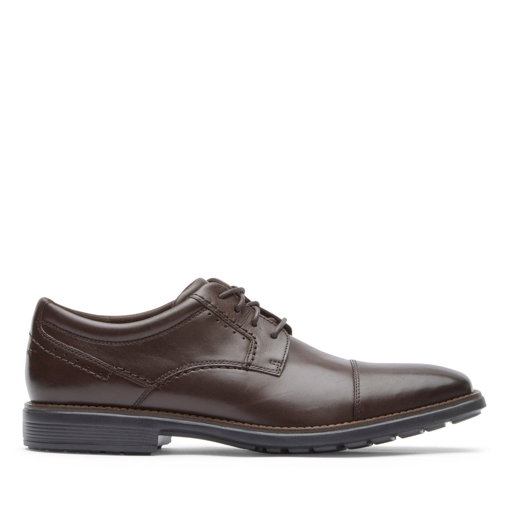 Rockport Men / Total Motion Next Gen Cap Toe Oxford - Dark Brown Leather