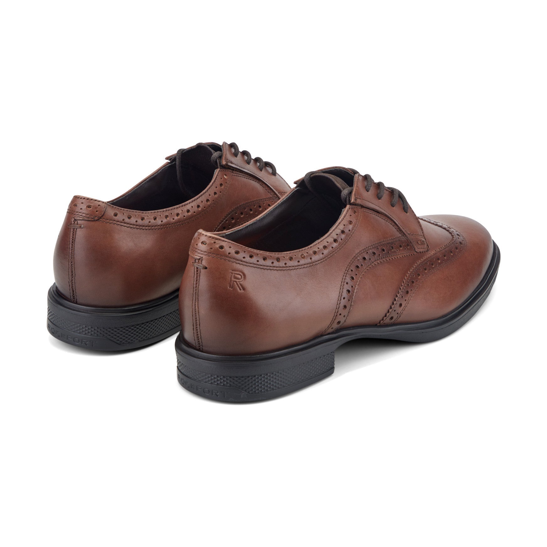 Rockport Men / Keegan Dress Wing Tip Lace-up Oxfords - Medium Natural Leather