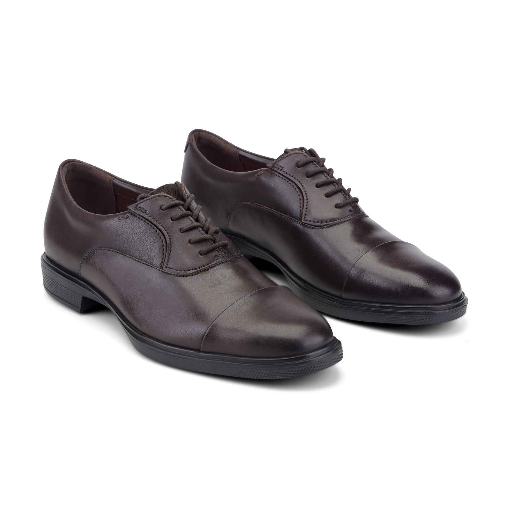 Rockport Men / Keefe Dress Cap Toe Lace-up Oxfords - Dark Brown Leather