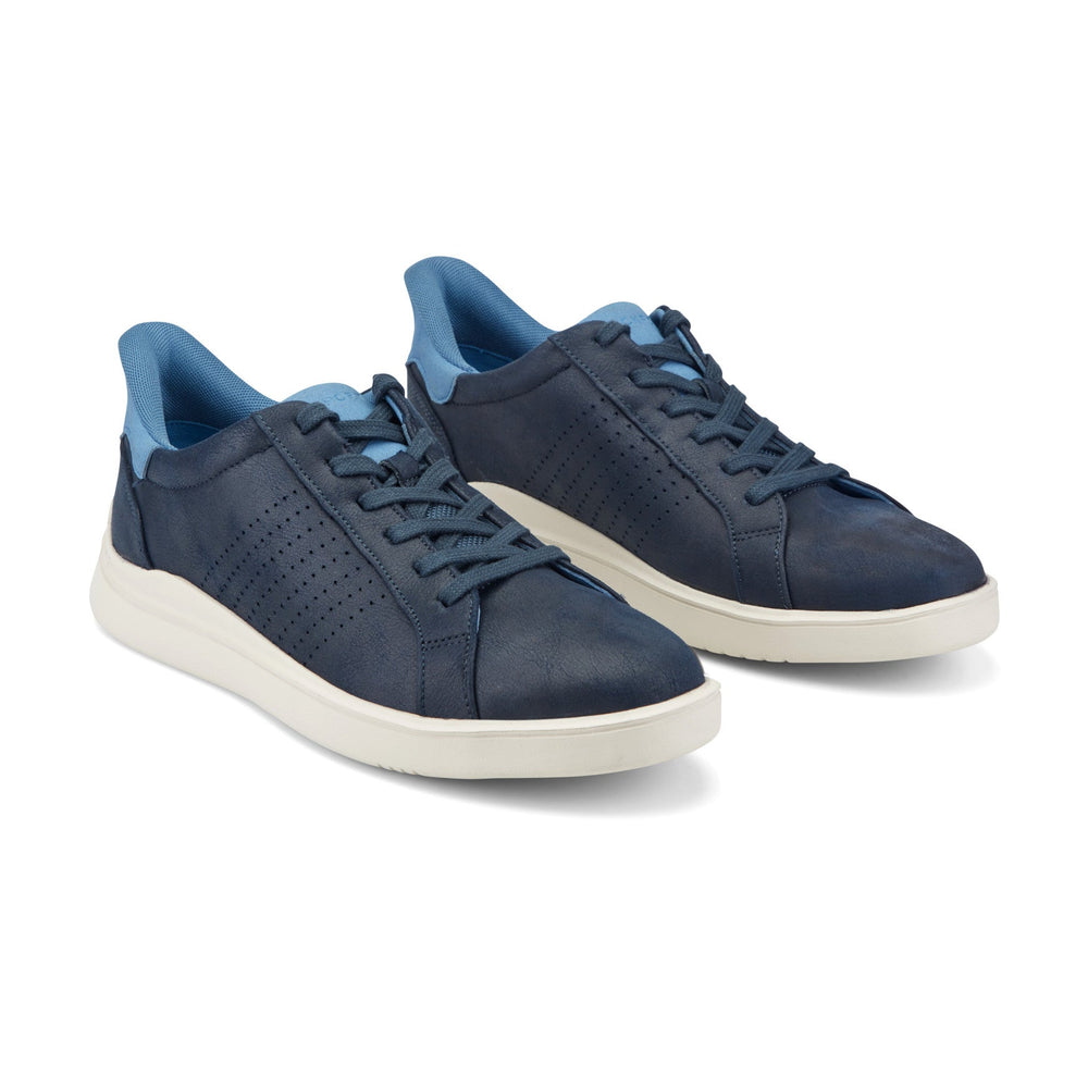 Rockport Men / Tristen Step Activated Lace-Up - Dark Blue Leather