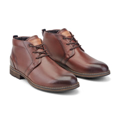 Rockport Men / Tolan Lace-Up Leather Chukka Boots - Dark Brown Leather