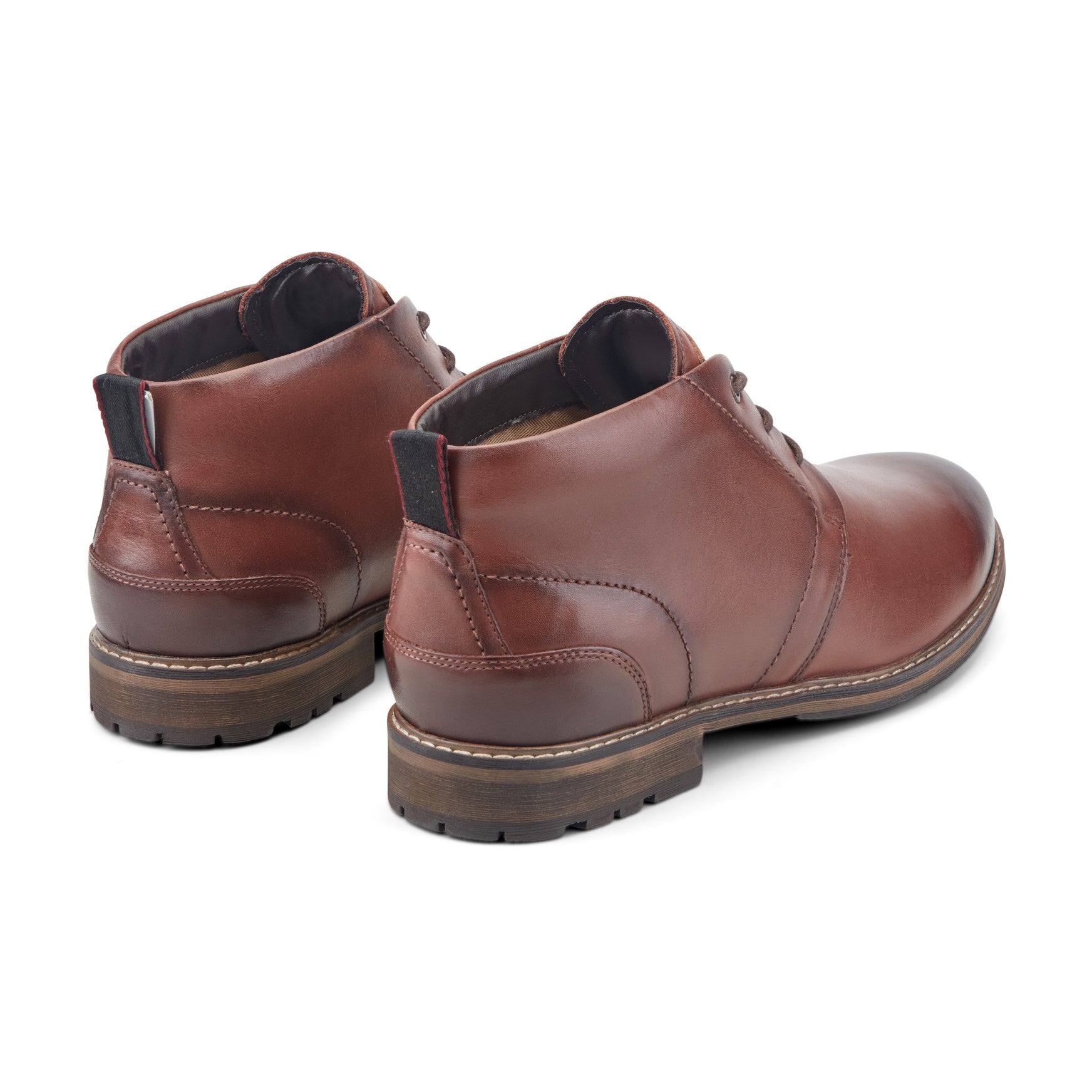 Rockport Men / Tolan Lace-Up Leather Chukka Boots - Dark Brown Leather
