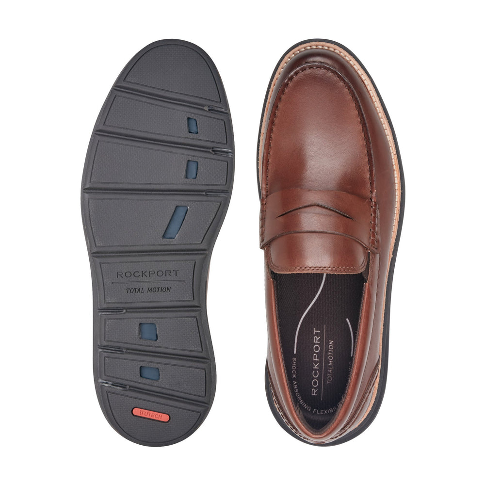 Rockport Men / Total Motion Cadwyn Loafers - Medium Natural Leather