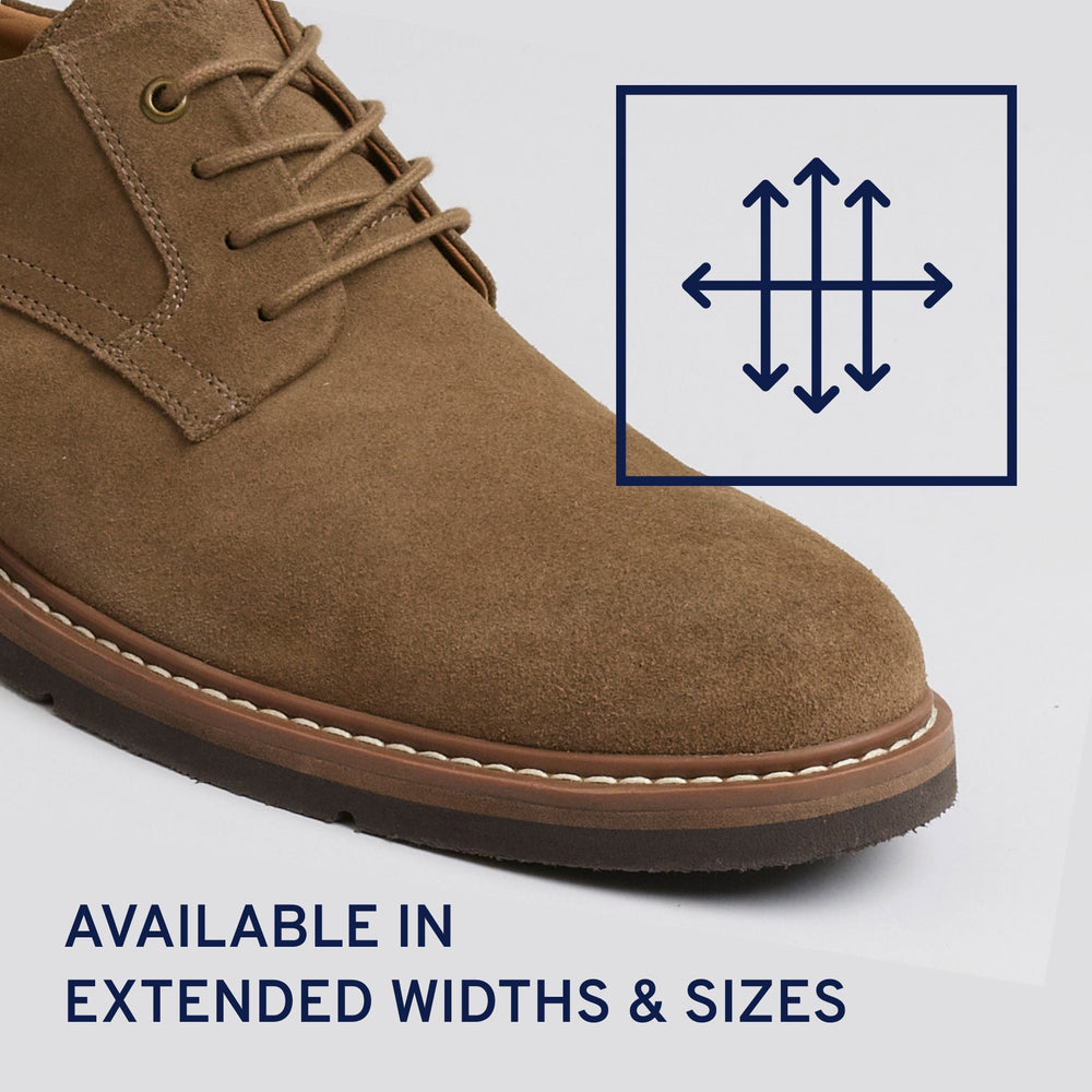 Rockport Men / Foley Lace-up Casual Oxfords - Medium Gray Nubuck