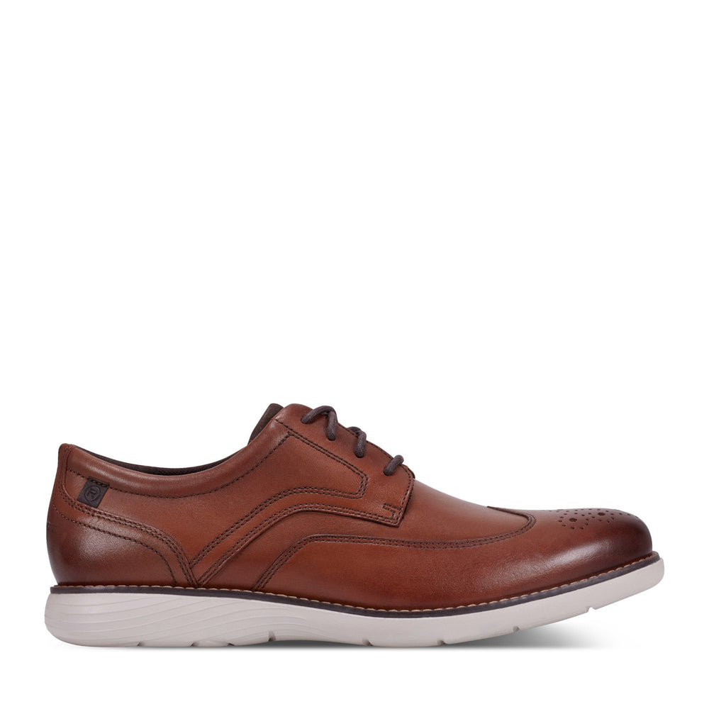 Rockport Men / Garett Wing Tip Oxford - Cognac Leather