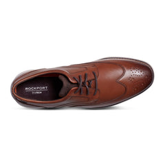 Rockport Men / Garett Wing Tip Oxford - Cognac Leather