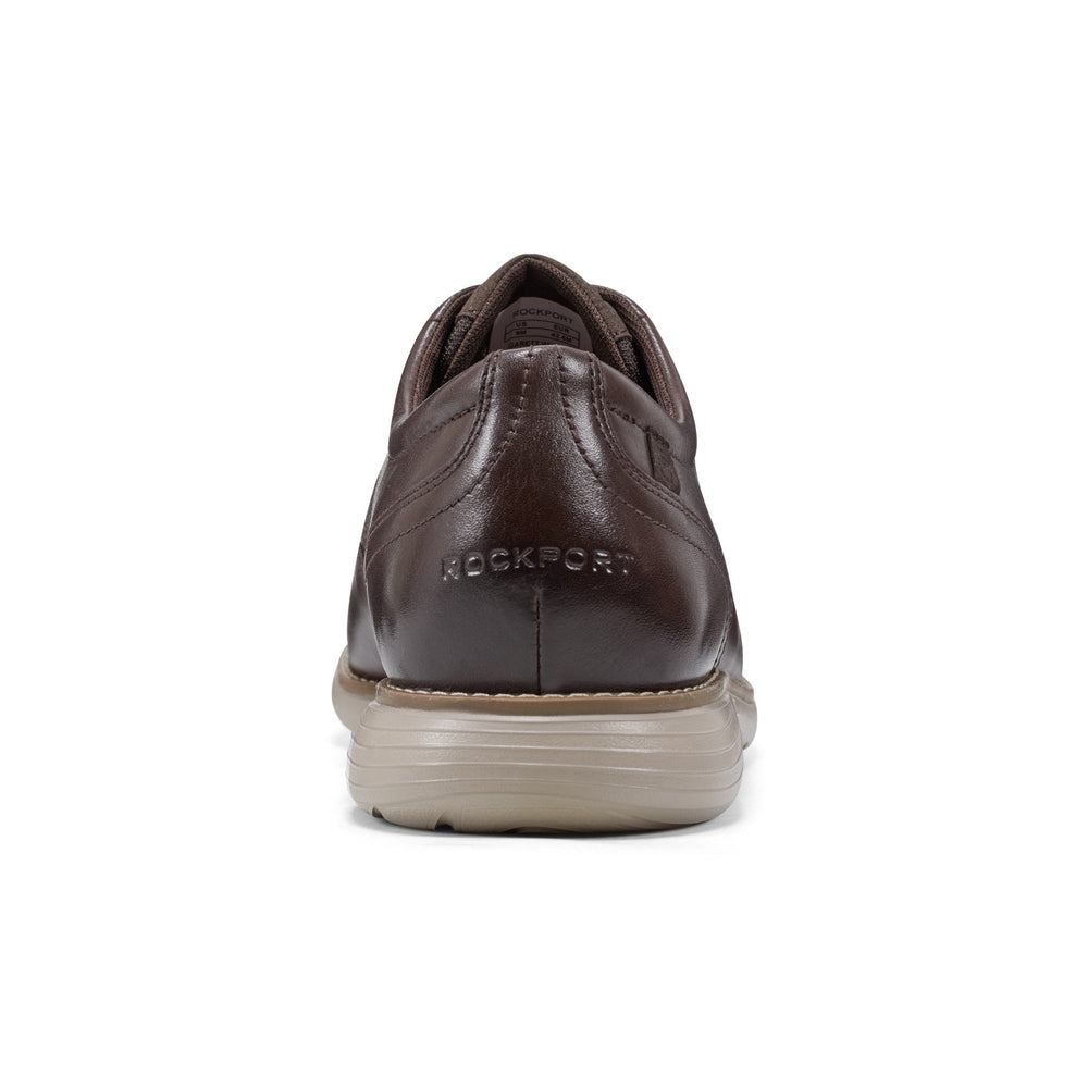 Rockport Men / Garett Wing Tip Oxford - Dark Brown Leather