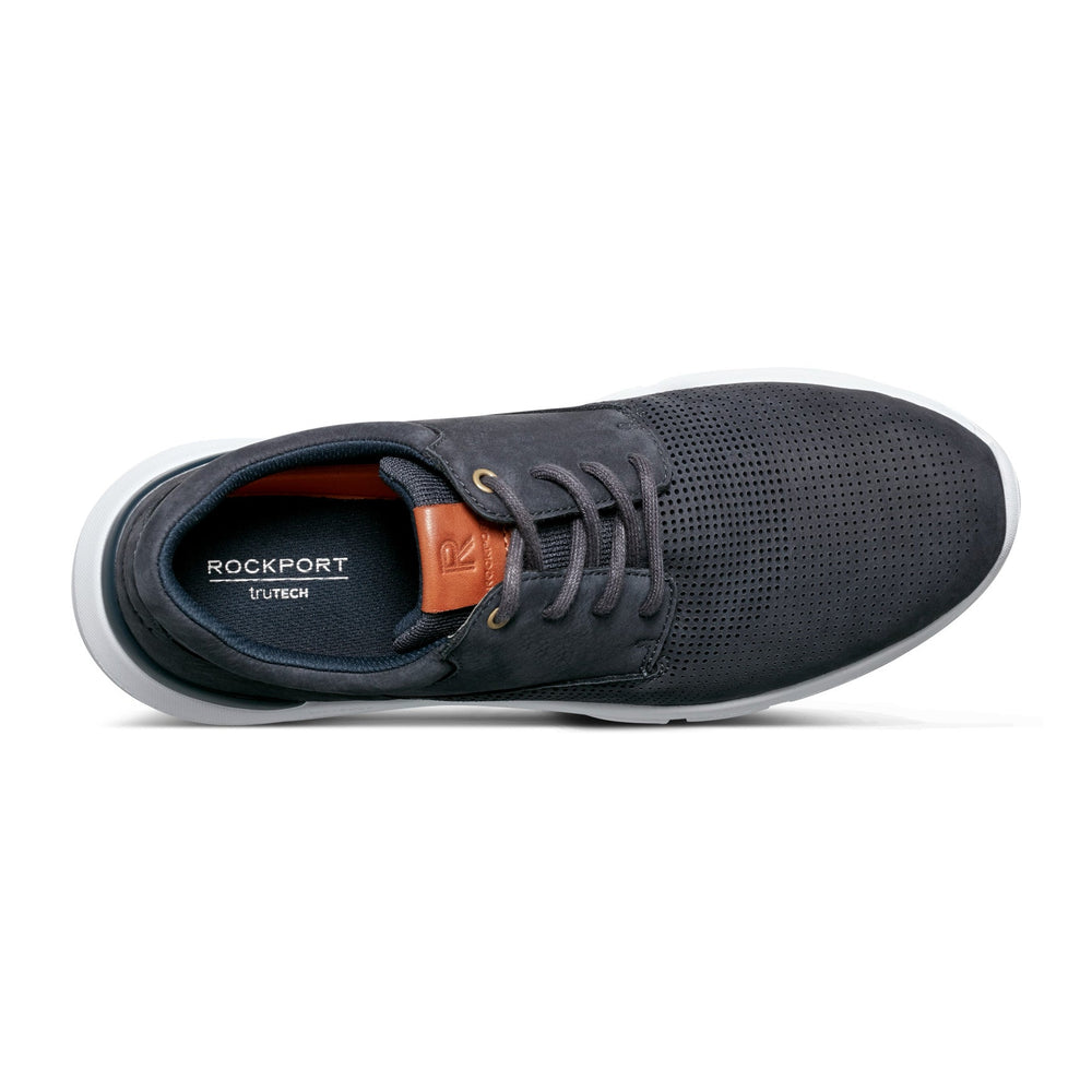 Rockport Men / Jaimie Lace-up Sneakers - Dark Blue Leather