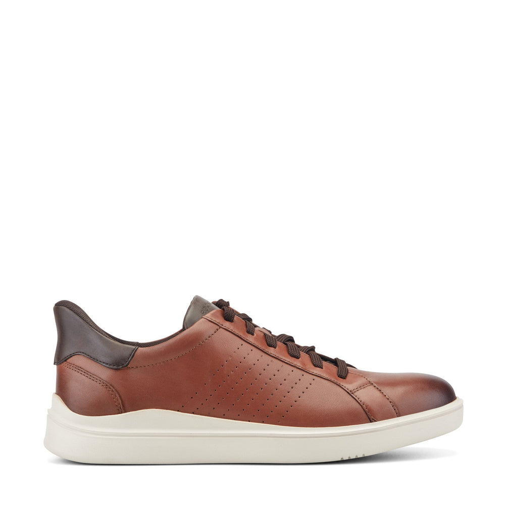 Rockport Men / Tristen Step Activated Lace-Up - Dark Natural Leather