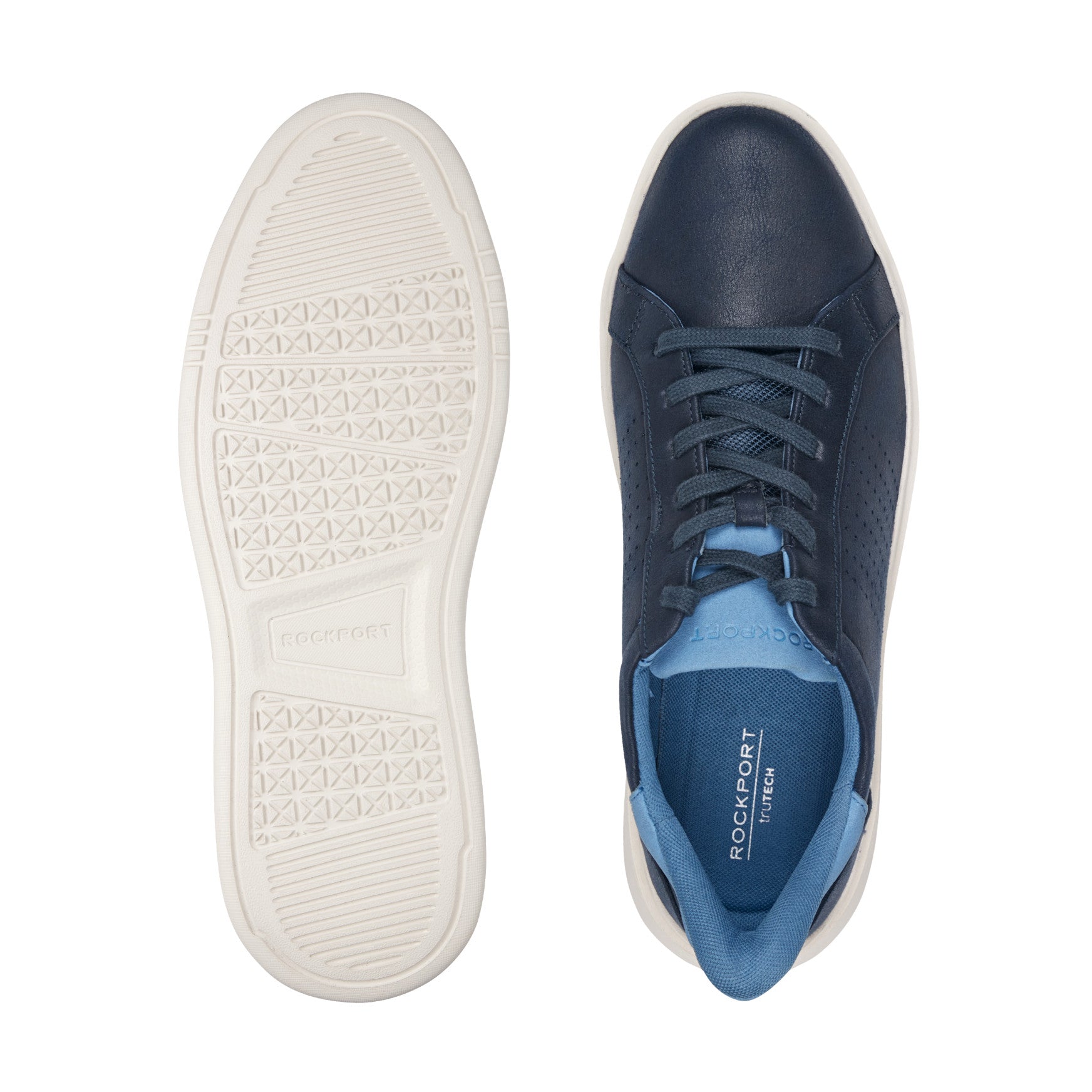 Rockport Men / Tristen Step Activated Lace-Up - Dark Blue Leather