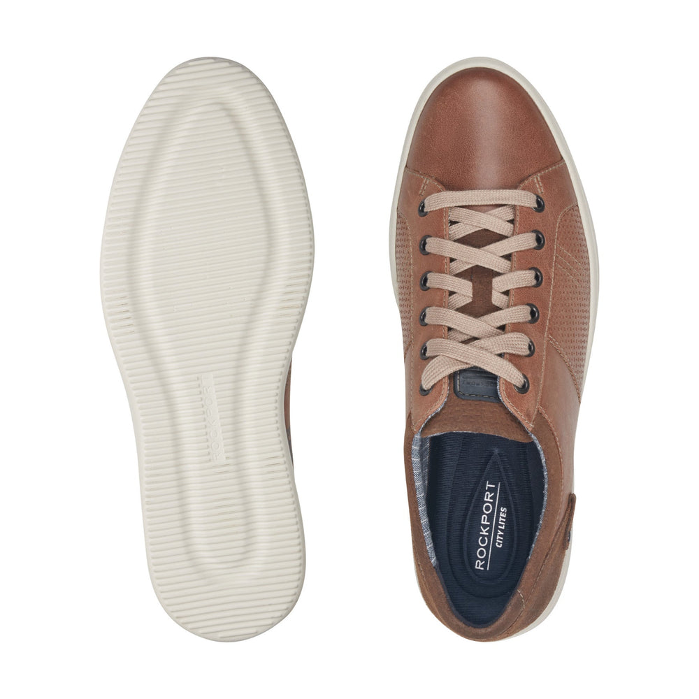 Rockport Men / Colle Lace-to-Toe Sneaker - Tan Leather