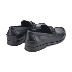 Rockport Men / Whit Classic Bit Loafers - Black Polished Leather