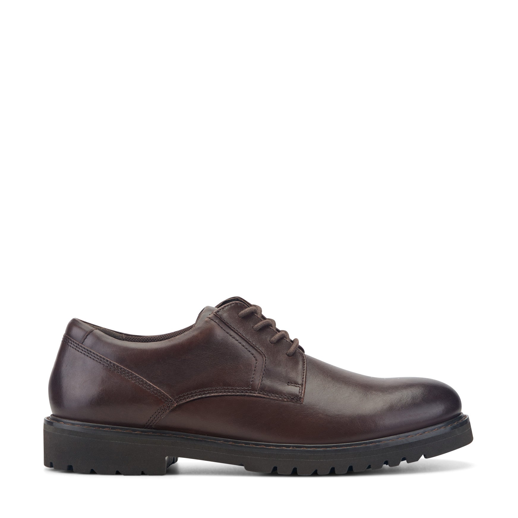 Rockport Men / Maverick Plain Toe Oxford - Dark Brown Leather