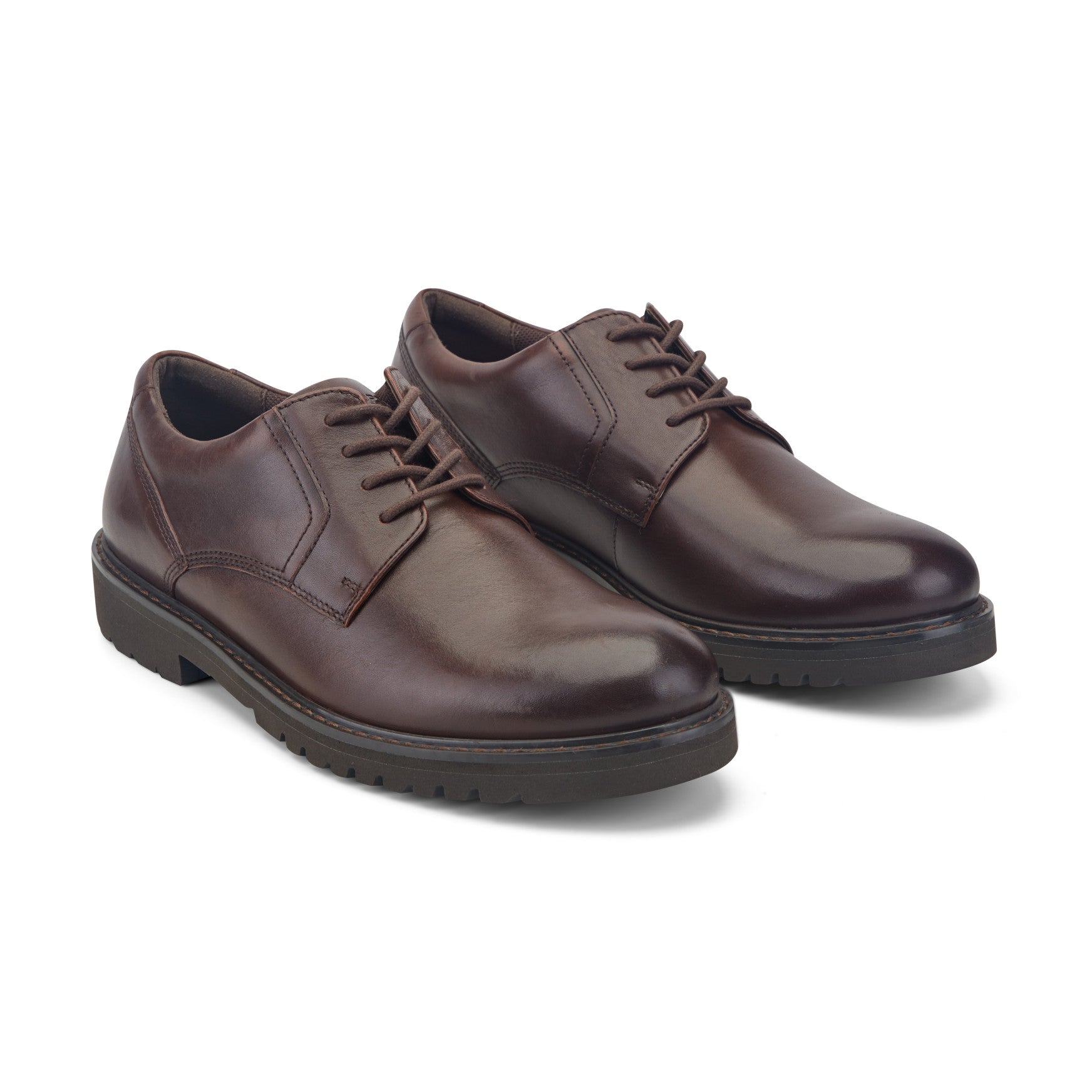 Rockport Men / Maverick Plain Toe Oxford - Dark Brown Leather