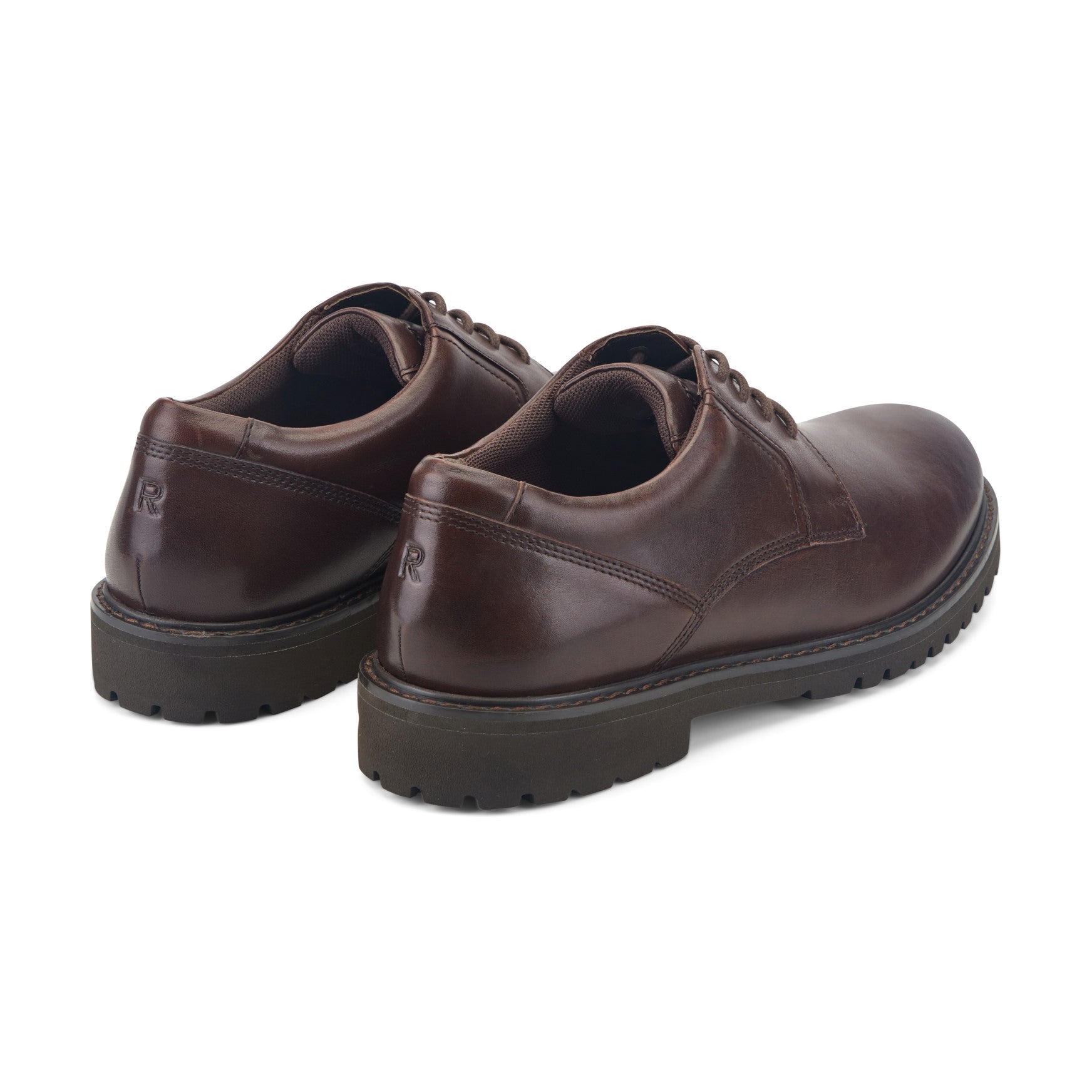 Rockport Men / Maverick Plain Toe Oxford - Dark Brown Leather