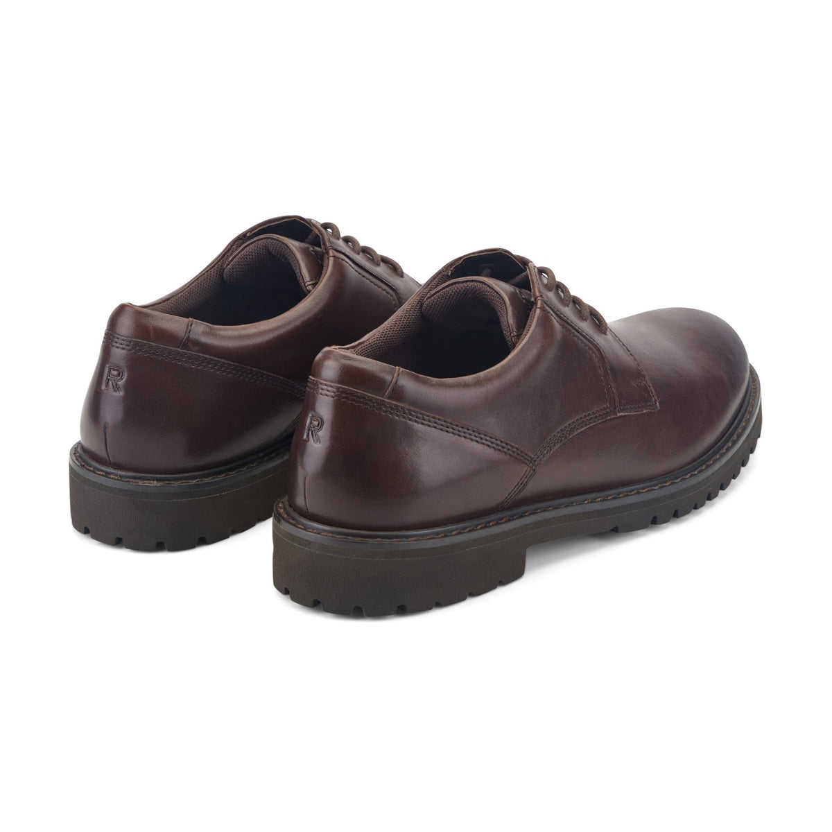 Rockport Men / Maverick Plain Toe Oxford - Dark Brown Leather